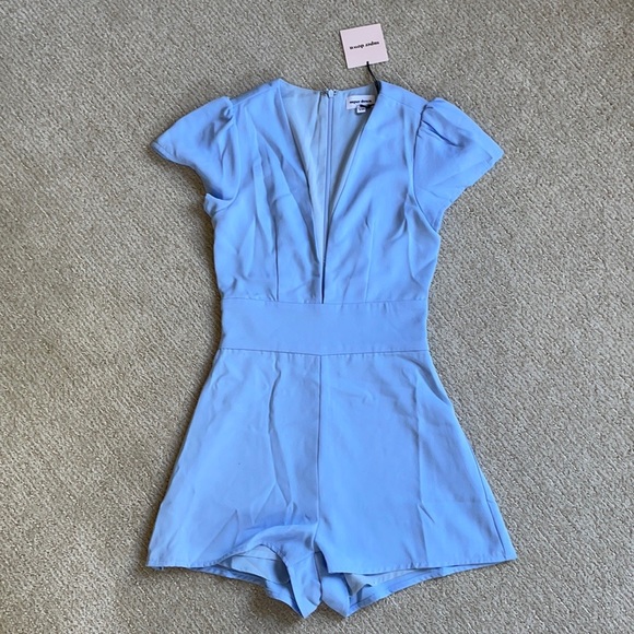 REVOLVE superdown deep V romper - Picture 4 of 5